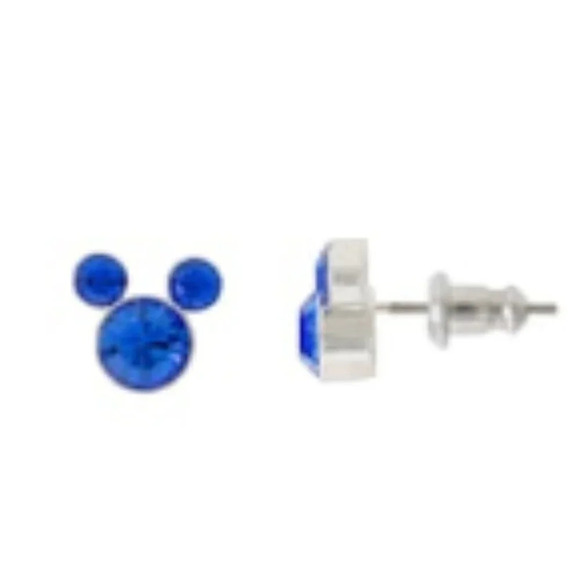 Disney’s Mickey Mouse Crystal Stud Earrings - Picture 1 of 1
